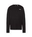 T-shirt noir homme schott brodedml - l-1