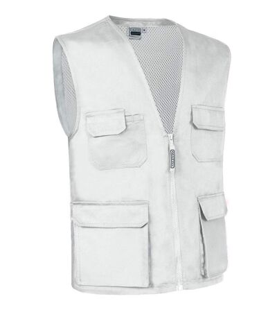 Gilet sans manches multipoches - HARDWARE blanc