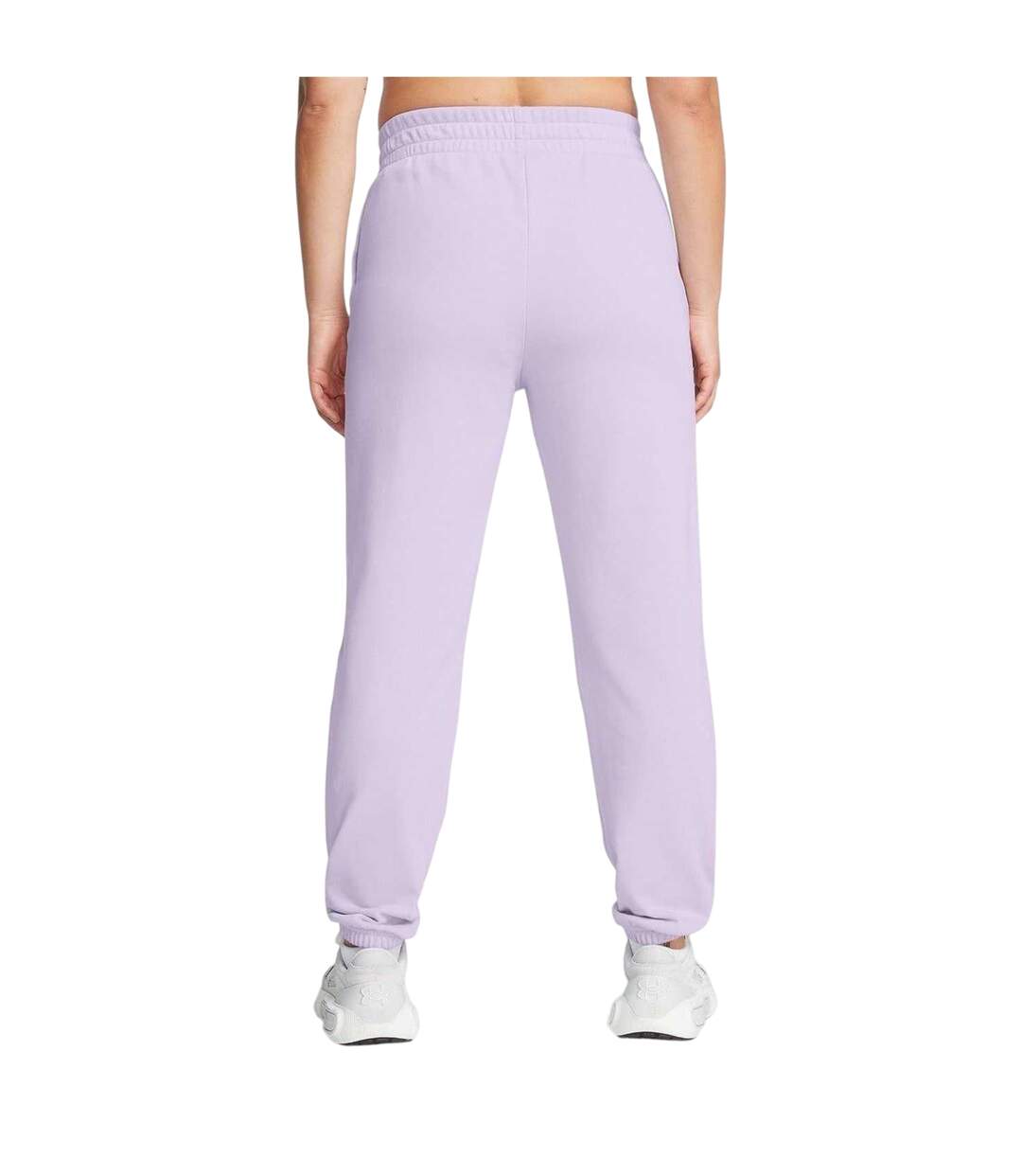 Womens/ladies Rival Terry Joggers Purple Under Armour-4