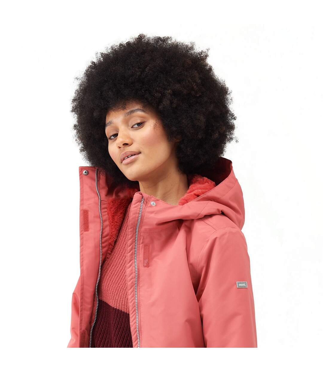 Parka romine femme corail clair Regatta-3