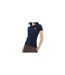 Womens/ladies Cotton T-shirt Navy Blue Guess-1