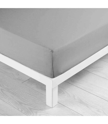 Drap Housse en Coton Biolina 90x190cm Gris