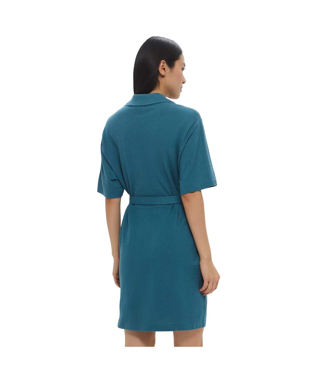 Robe Chemise Femme Vert Lacoste-3