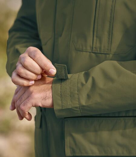 Parka mit vielen Taschen und Fleecefutter 