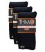 3 Pair Multipack Ladies Thermal Tights | THMO | Black Winter Fleece Lined Tights for Women