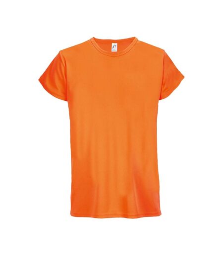 T-shirt Sprint Adulte Orange Néon SOLS