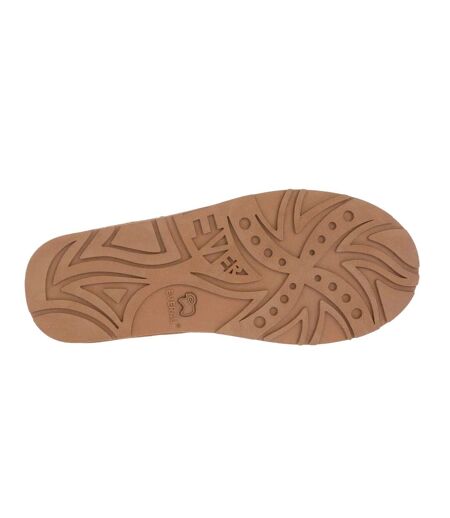 Womens/ladies emu mini cow suede classic boots chestnut EverAu