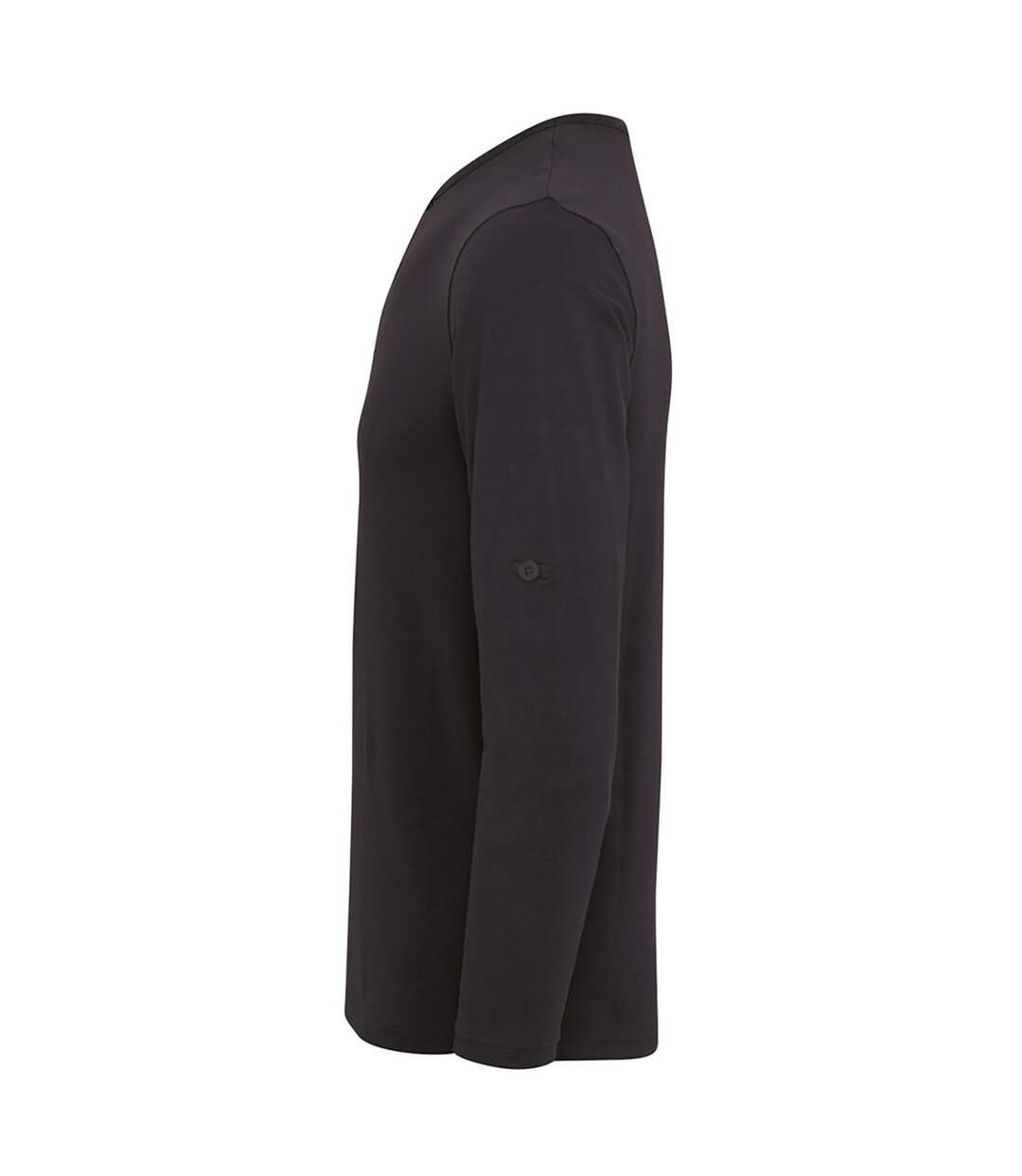 T-shirt Long John Homme Noir Premier-3