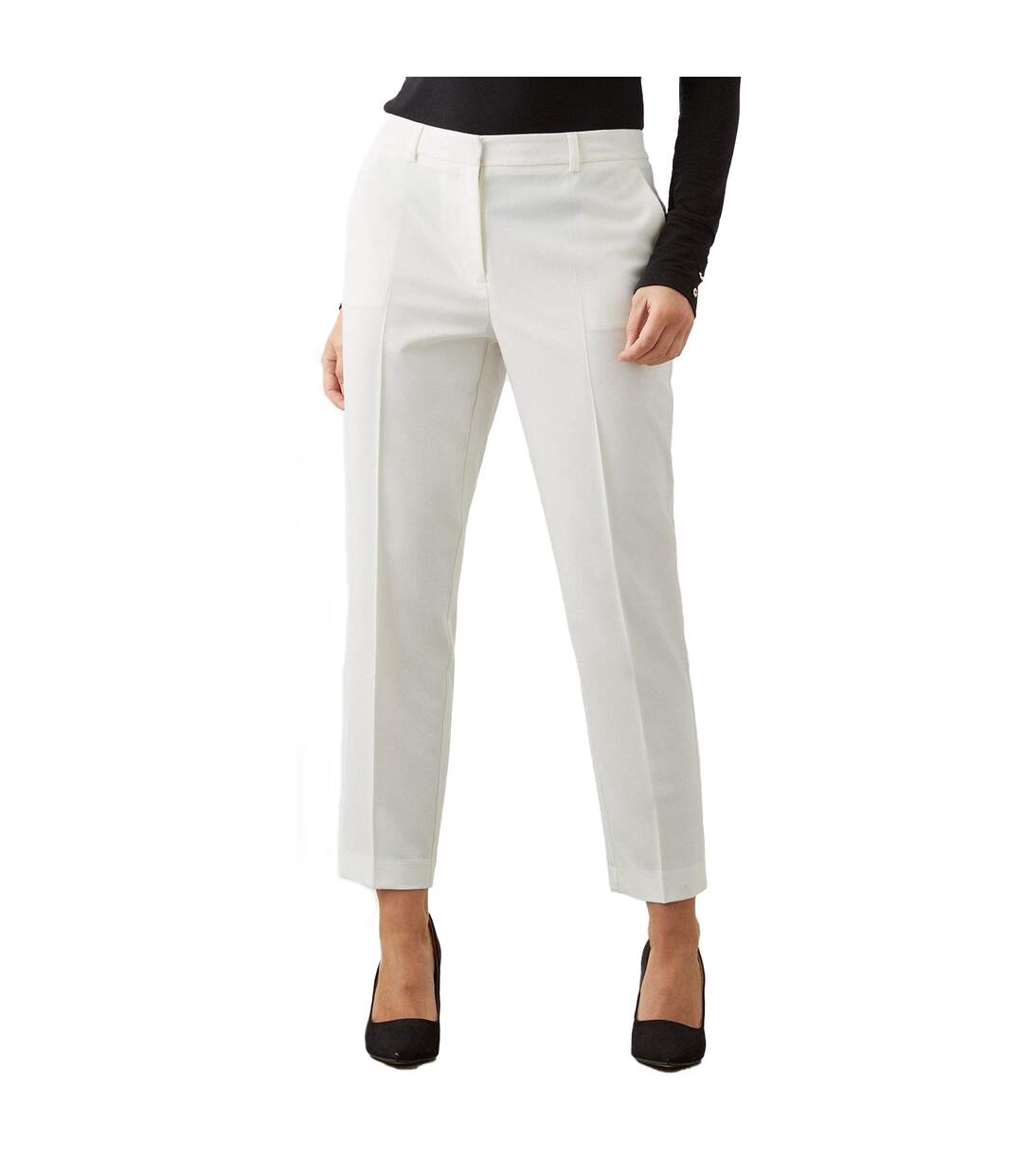 Pantalon 7/8 femme blanc cassé Dorothy Perkins-1