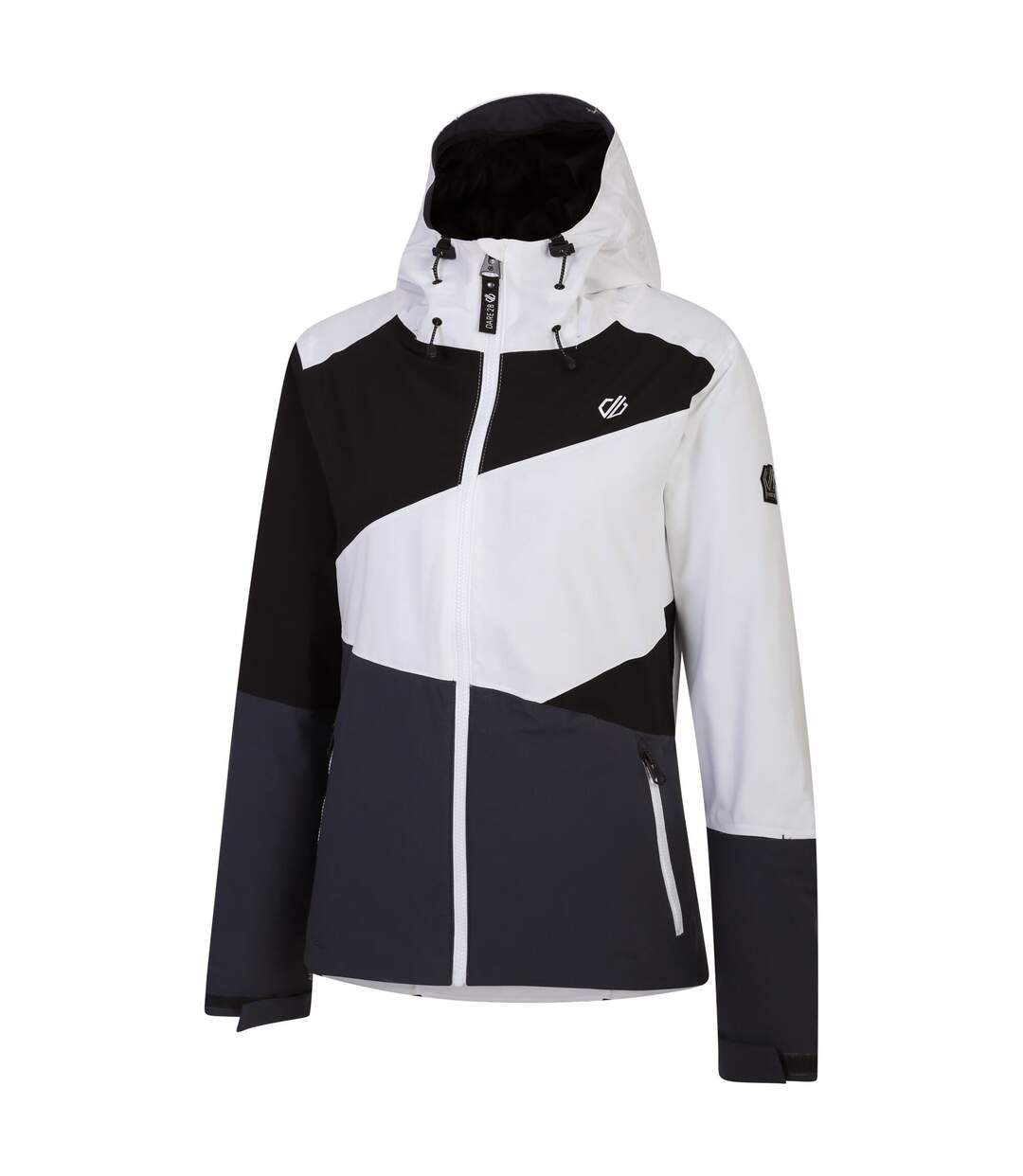 Blouson de ski ice femme blanc / gris foncé Dare 2B-3