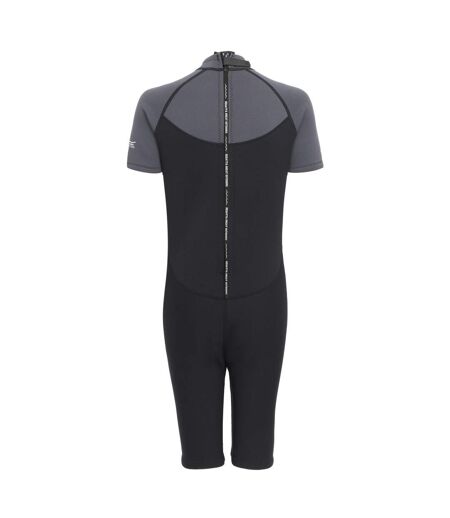 Womens/ladies shorty wetsuit dark grey/black Regatta