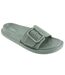 Claquettes Laze Femme Vert Kaki Holster-3