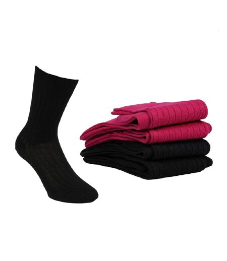 Chaussettes Homme Lot de 4 Fil d'Ecosse