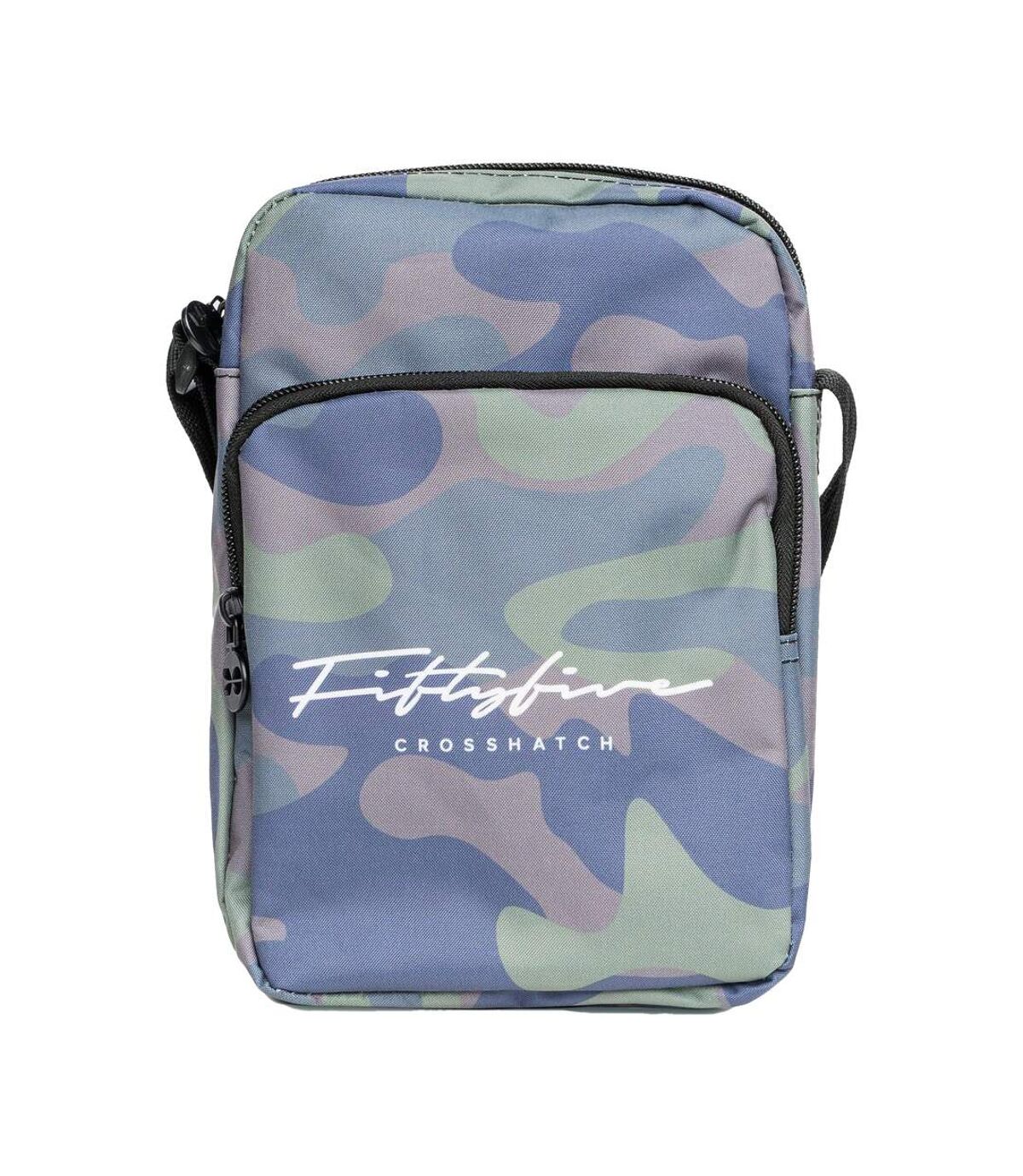 Crosshatch Mens Demilare Camo Crossbody Bag (Green) (One Size)