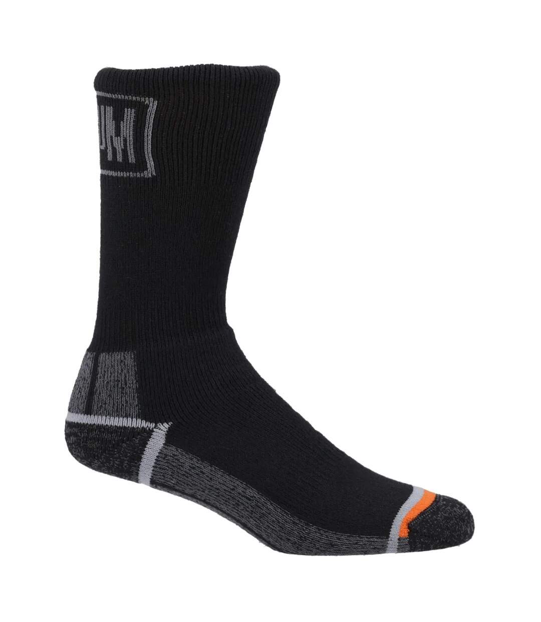 Mens mx-5 merino wool heavyweight boot socks black Magnum-3