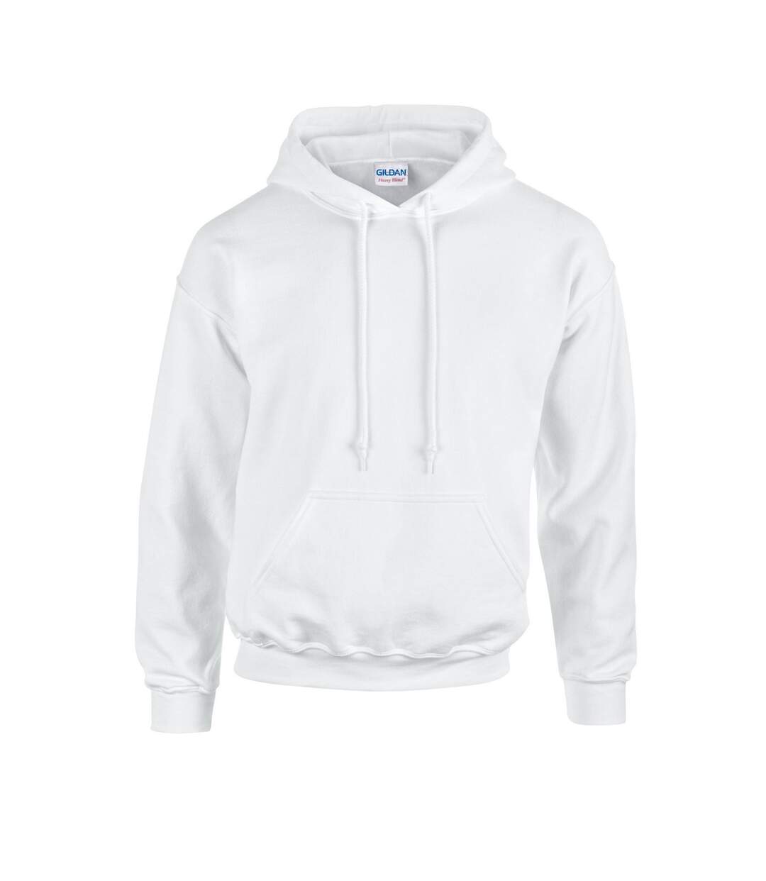 Sweat à capuche homme blanc Gildan-1