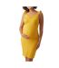 Robe de Grossesse Jaune Mamalicious Lindie - L