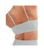 TriDri Womens/Ladies Melange Seamless 3D Sports Bra (Cool Grey) - UTRW8561