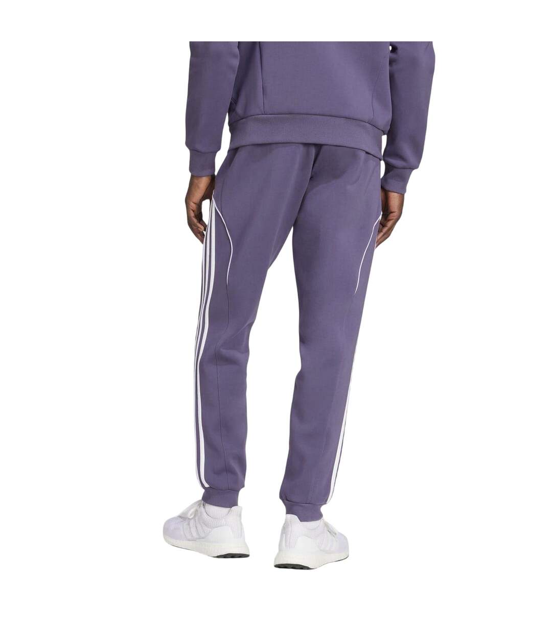 Pantalon De Survêtement Motif/style Manchester United Fc Homme Violet Adidas-3