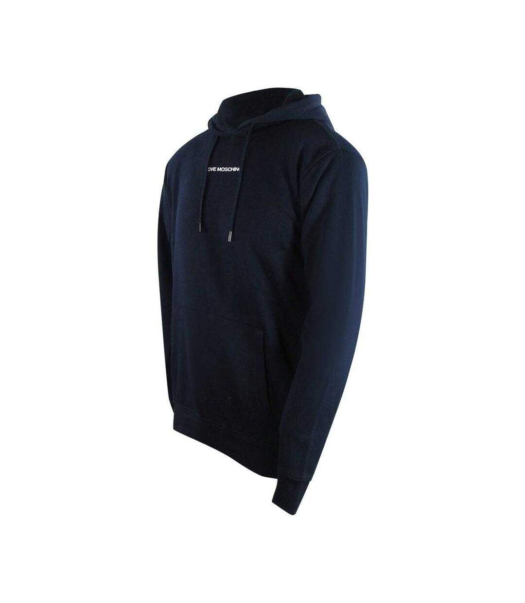 Sweat À Capuche Motif/style Logo Homme Bleu Marine Foncé Love Moschino-3