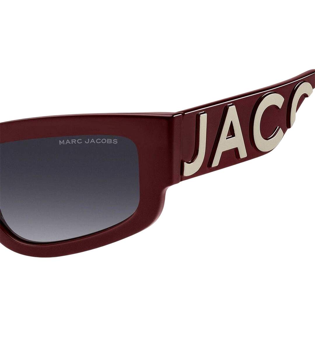 Womens/ladies Cat Eye Sunglasses 55cm Burgundy Beige Marc Jacobs-4