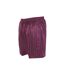 Unisex adult continental striped football shorts maroon Precision