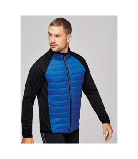 Kariban Proact Mens Dual Fabric Sports Jacket (Dark Royal/ Black) - UTRW6166
