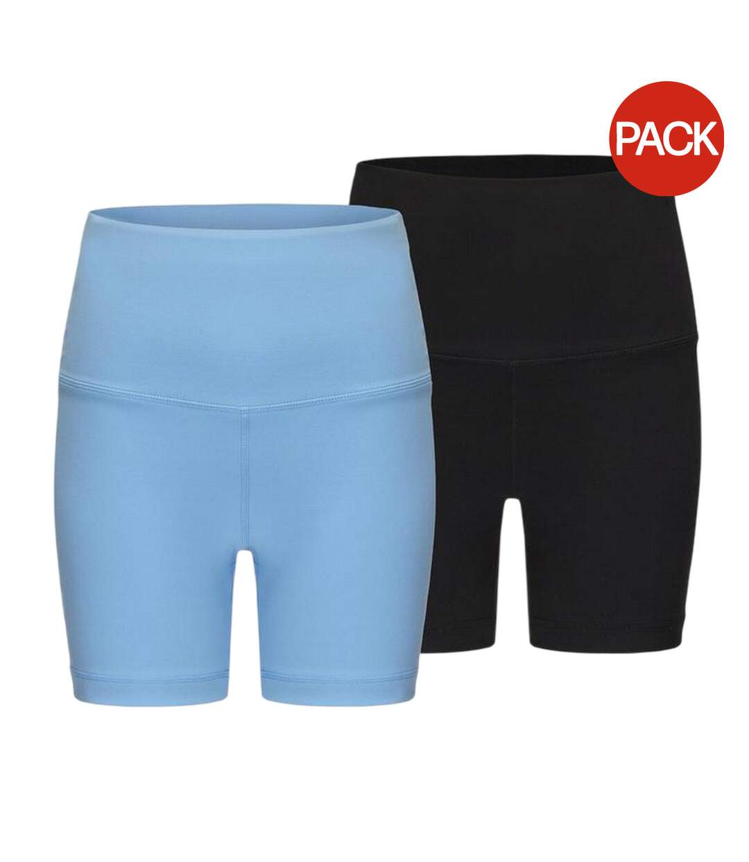 Lot De 2  Cuissards De Cyclisme Femme Bleu Noir Slazenger-2
