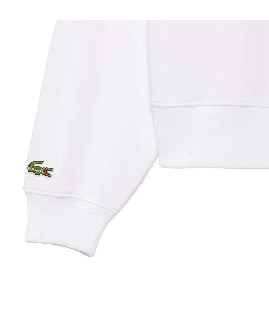 Womens/ladies Print Oversized Hoodie White Lacoste-3