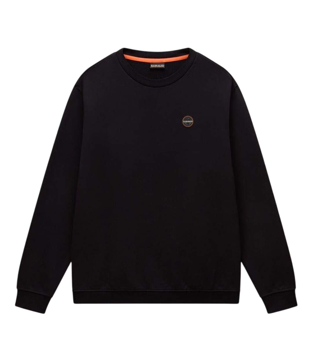 Sweat Motif/style Badge Homme Noir Napapijri-1