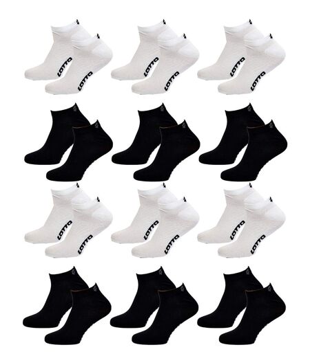 Chaussettes Femme LOTTO Socquettes Tiges courtes Sport Pack de 12 Paires Sneakers LOTTO