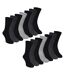 7 Pack Mens Classic Suit Socks - Soft Breathable Plain Dress Socks-1