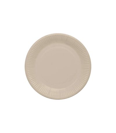 Lot de 20 Assiettes en Carton Vitamine 18cm Lin