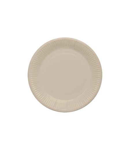 Lot de 20 Assiettes en Carton Vitamine 18cm Lin