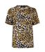 T-shirt Motif/style Imprimé Léopard Eloisa Femme Beige Max Mara-2