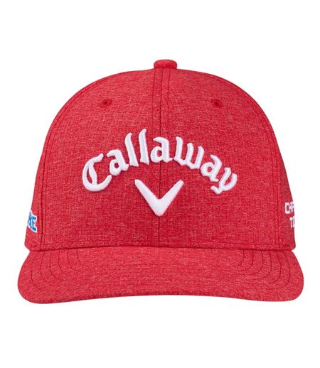 Casquette Motif/style Texte Du Symbole Homme Rouge Chiné Callaway