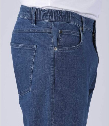 Stretch jeans met elastische zijkanten