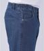 Men's Blue Comfortable Jeans - Elasticated Waist 