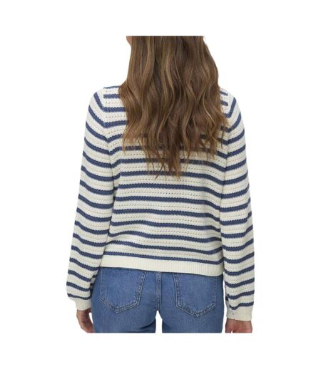 Gilet beige/marine femme vero moda geous