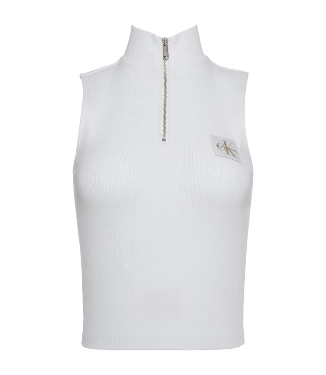 Débardeur Sans Manches Femme Blanc Calvin Klein-2