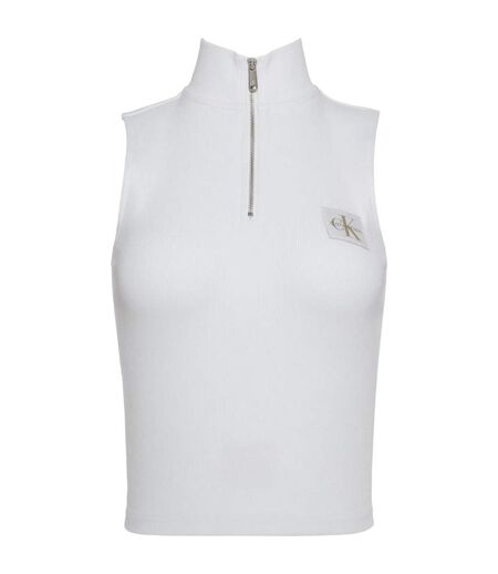 Débardeur Sans Manches Femme Blanc Calvin Klein