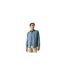 Mens Checked Insect Repellent Travel Shirt China Blue Regatta-1