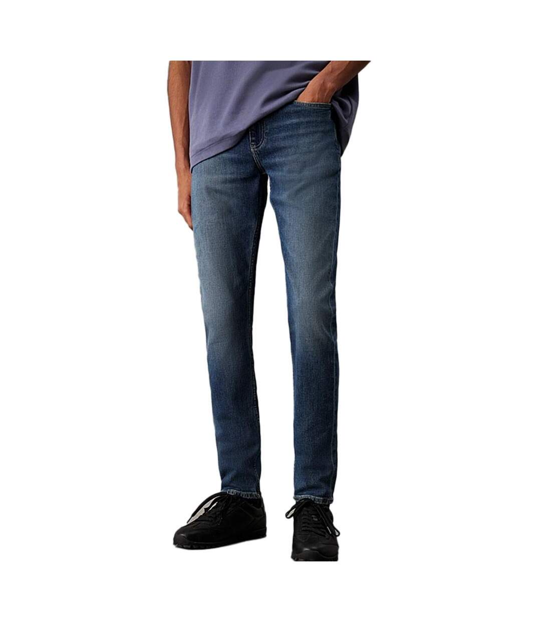 Jean bleu foncé  slim homme calvin klein jeans light - w29-l32-1