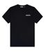 Mens Squalius Logo T-shirt Black Ellesse-1