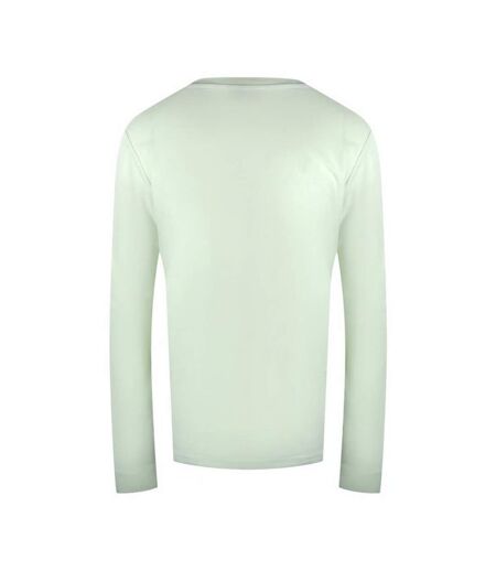T-shirt Manches Longues Motif/style Logo Adulte Blanc Diesel