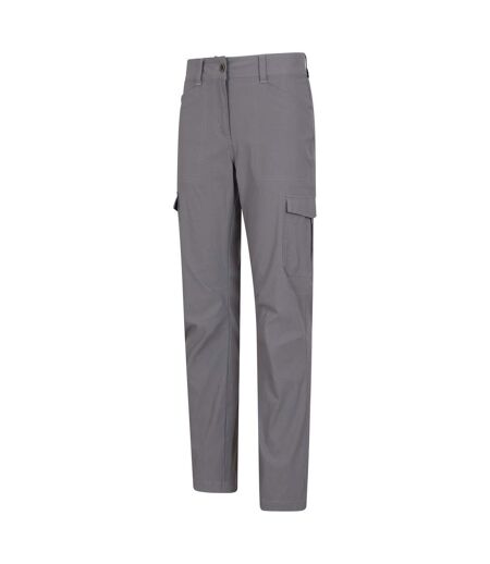 Womens/ladies Conniston Cargo Trousers Grey Mountain Warehouse