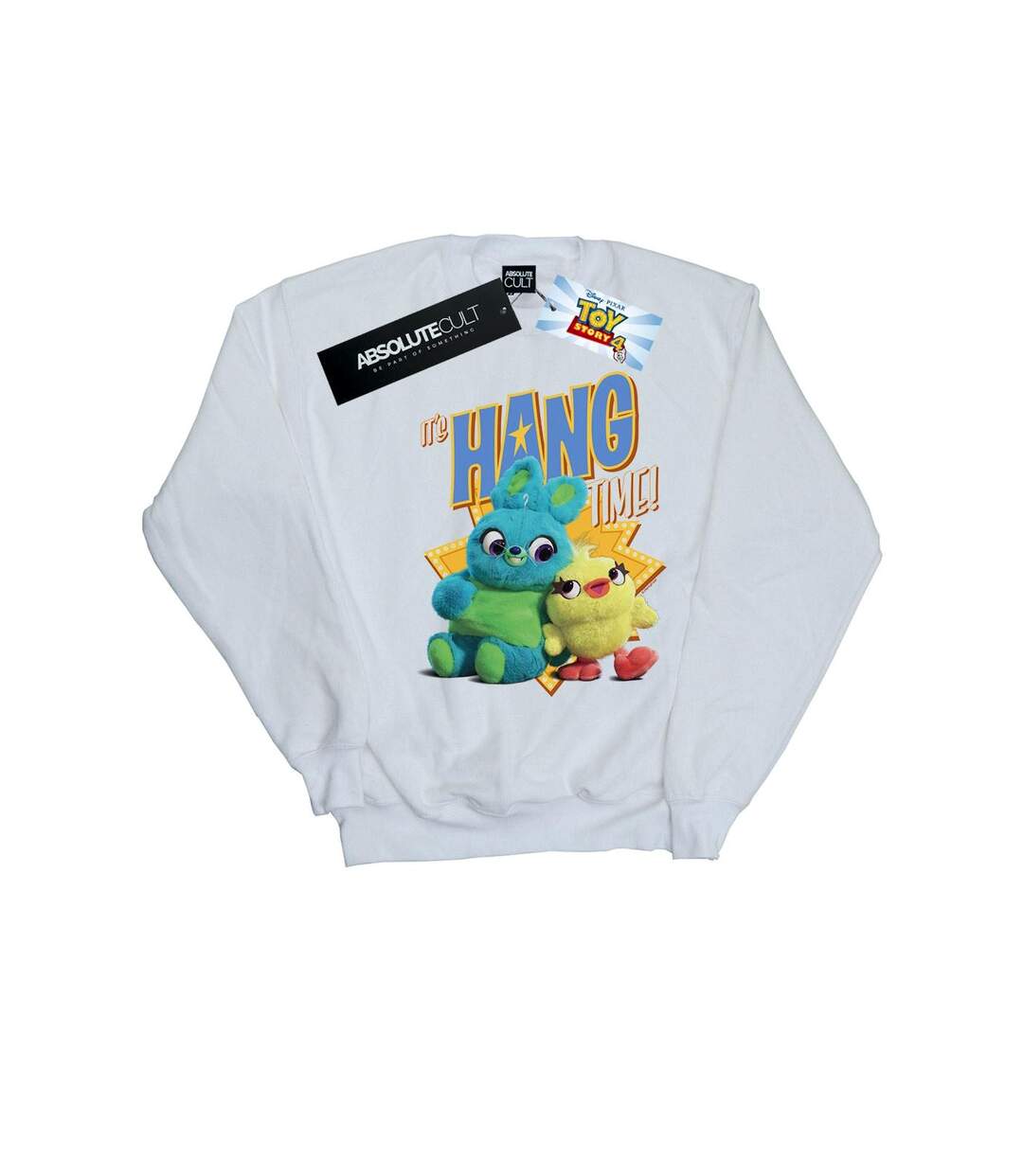 Disney Sweatshirt Womens/Ladies Toy Story 4 It's Hang Time (Blanc) - UTBI42069-1