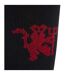 Womens/ladies 2024/2025 Manchester United Fc Football Socks Black Adidas-3