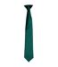 Premier Colors Mens Satin Clip Tie (Burgundy) (One Size)