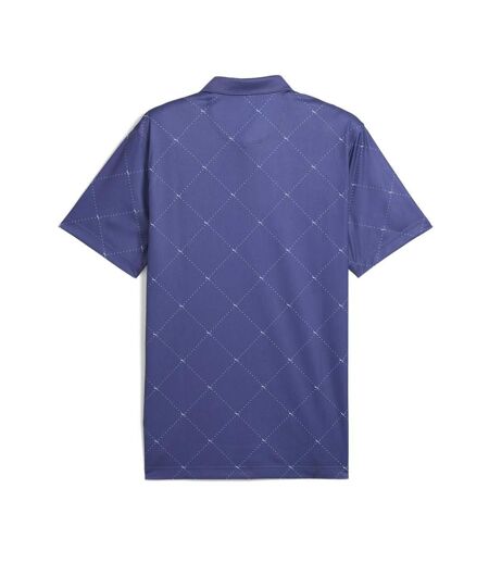 Polo bleu homme puma pure 2.0 argyle